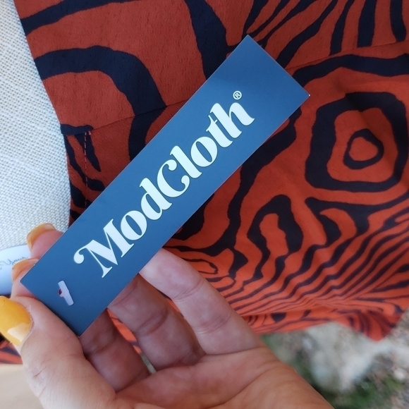 NWT Modcloth zebra print wrap camono cardigan - Picture 6 of 6